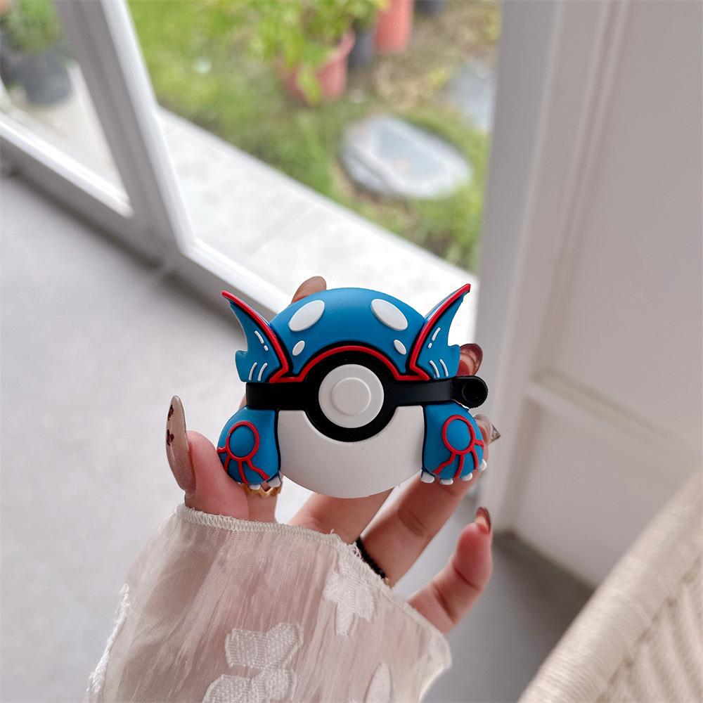 Чехол-защита для Airpods Pro 1, Apple Bluetooth-гарнитуры 1-го поколения, с изображением Дракона-Карпа и Эльфа, из серии Pokémon