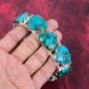Blue Turquoise Handmade Gemstone Bracelet, 925 Solid Sterling Silver Antique Jewelry Bracelet, For Engagement Gift