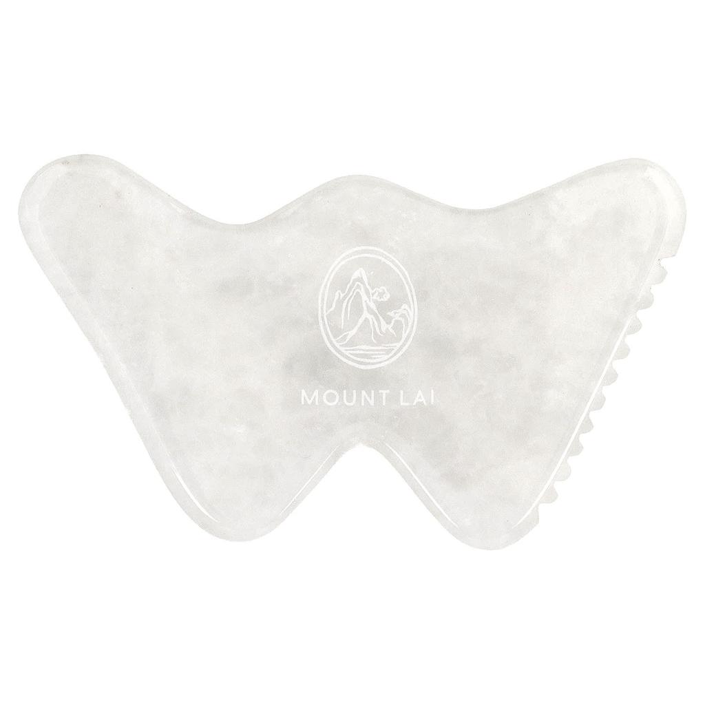 Mount Lai Vitality QI Collection, White Jade Gua Sha Carving Tool, 1 Piece