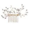 Exquisite Bridal Headdress Elegant Faux Pearl Hairclip Daily Use Rhinestone Hairpin  Girl Gift