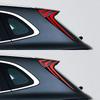 Для Geely EX5 Galaxy E5 2024 2025 Автомобильный задний спойлер Обертка Наклейка "Акулий плавник" Цветная лазерная светоотражающая наклейка Аксессуары для декора