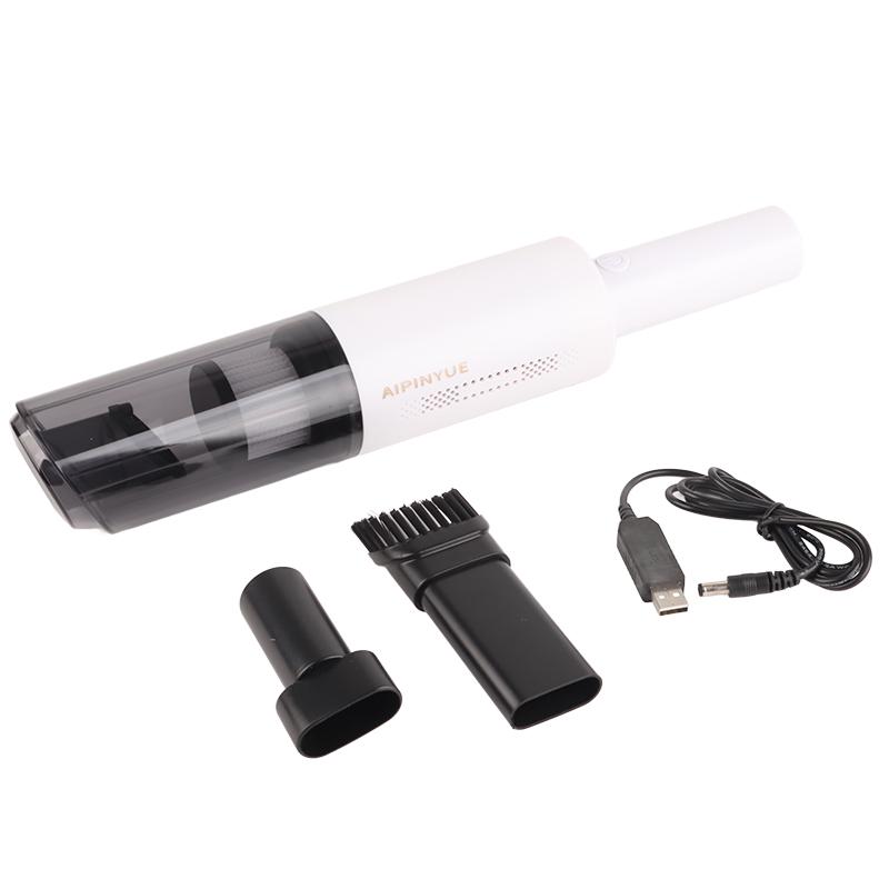 Handheld Vacuum Cleaner Strong Suction Large Power Portable Small Dust Cleaner for Home Car White
