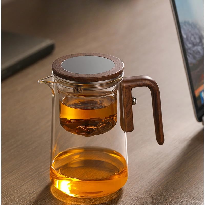 Teapot with strainer, 800ml capacity, dishwasher safe, stovetop safe, heat-resistant glass, perfect as a gift, stylish teapot, tea utensil, or teapot.
