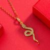 Natal Year Necklace Female Xiaohongshu National Style Versatile High Design Spirit Snake Small Snake Necklace