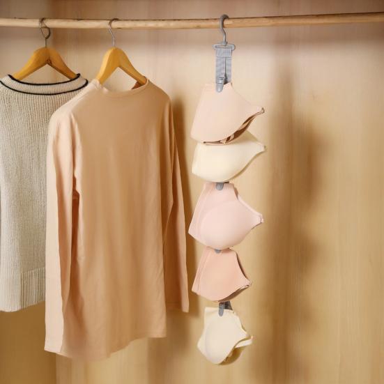 Подвесной органайзер для шляп Вешалка для шляп для гардероба с 8 зажимами Вертикальный держатель для бейсболок для двери стены шкафа спальни прихожей для хранения шляп