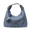 This Year's Popular Handbag Women's 2025 New Trendy Shoulder Bag Foreign Denim Crossbody Bag