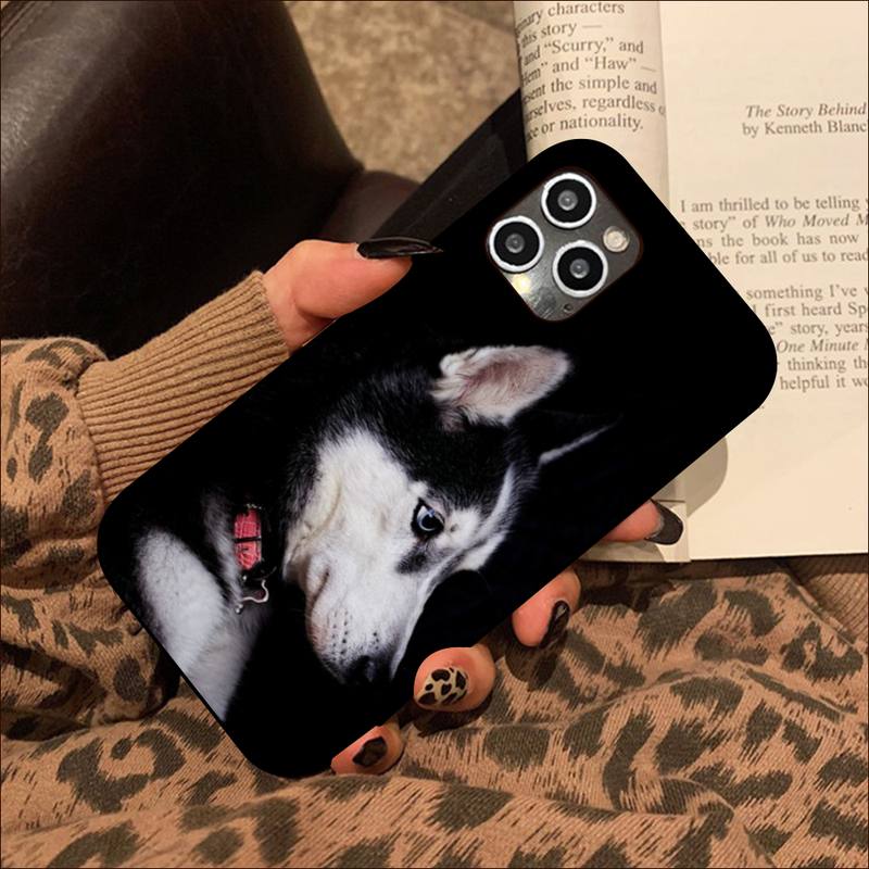 Чехол для телефона MaiYaCa с собакой аляскинских хаски для iPhone 11 12 13 Mini Pro Max 8 7 6 6S Plus X 5 SE 2020 XR XS Funda