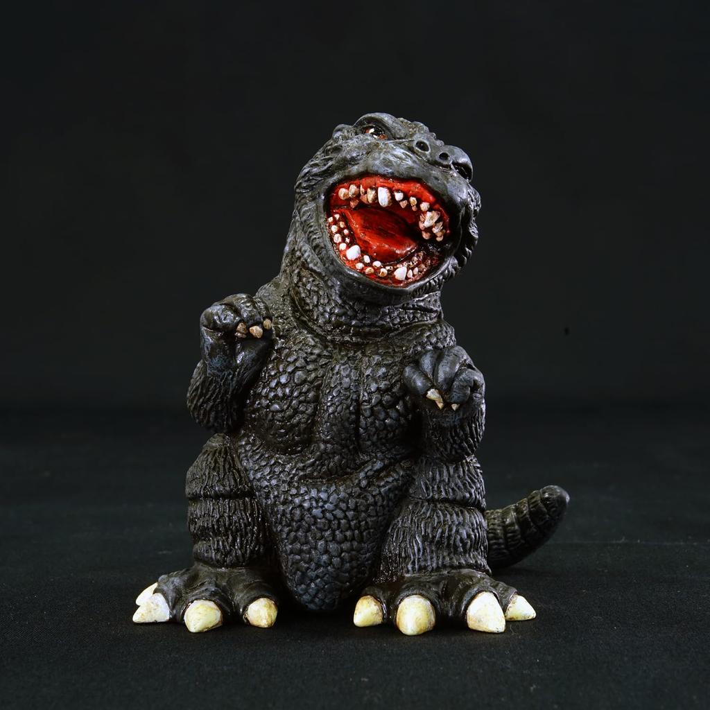Mamegodzilla 1989 Мягкий виниловый комплект Reprint Мягкий виниловый неокрашенный сборочный комплект Non-Scale