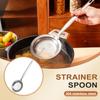 Fine Mesh Strainer 304 Stainless Steel Sieve Spoon Upgraded Oil Filter Spoon  Kitchen Supplies