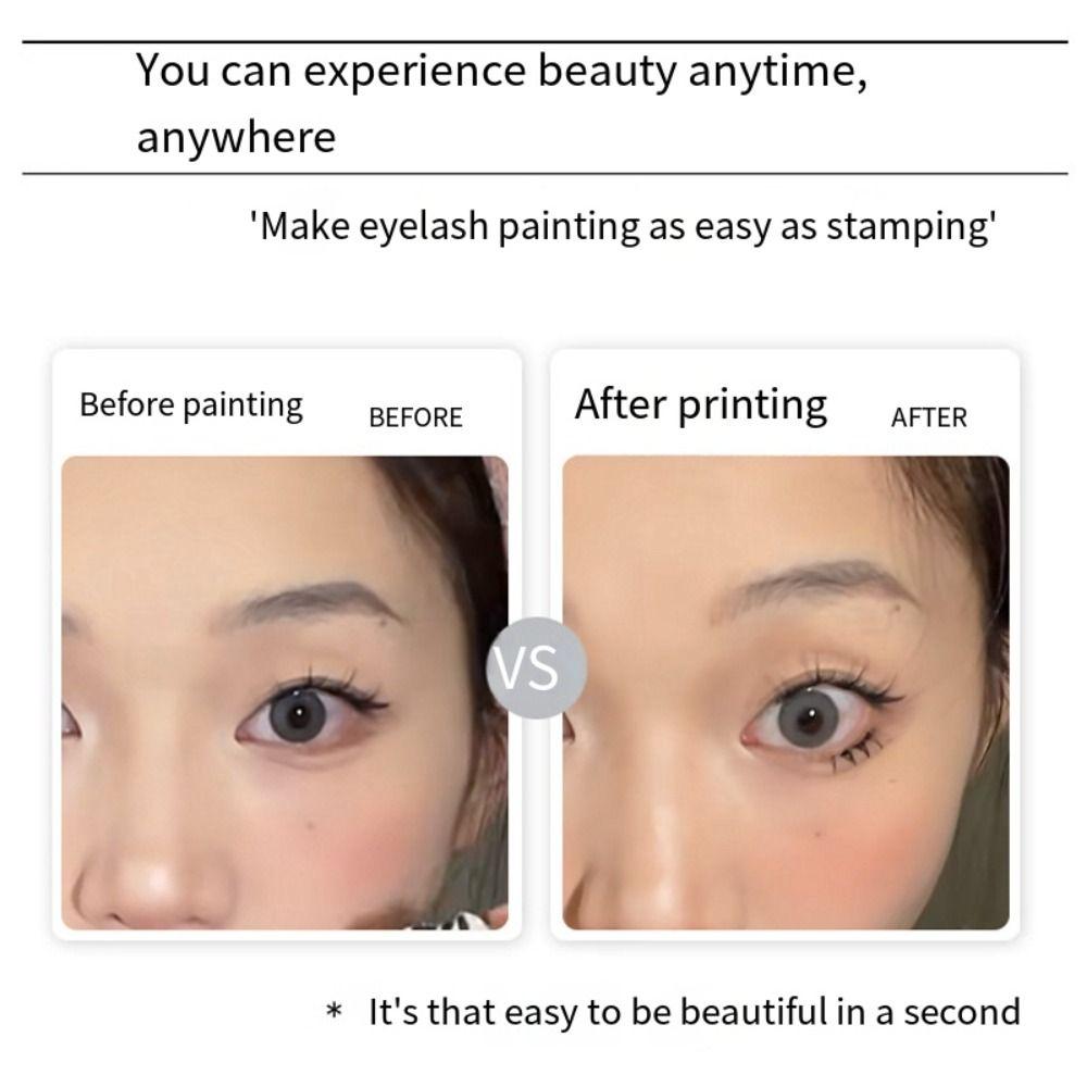 Шаблон для нижних ресниц Little Devil, натуральный штамп для ресниц, косметические средства