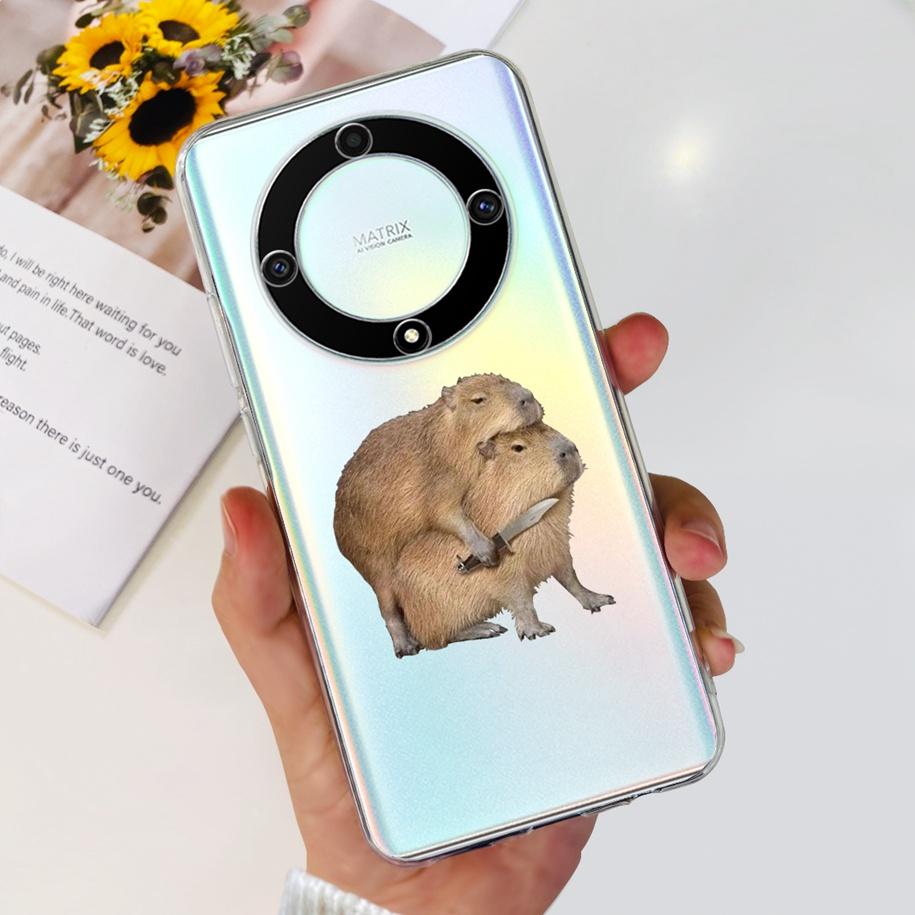 Чехол для Honor X9b 5G 2023 Модный Цветочный Прозрачный Силиконовый Мягкий Задний Чехол Для Honor X9a RMO-NX1 Funda HonorX9 X 9 X 9B X 9A Coque