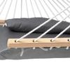 Гамак Sunbrella 12 футов с распорками и бесплатной подушкой для патио, двора, всепогодный и устойчивый к выцветанию, цвет Cast Slate