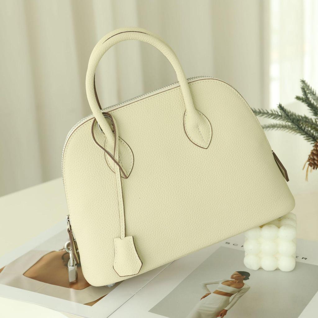 Женская сумка из воловьей кожи Shell: Универсальная сумка на одно плечо и через плечо