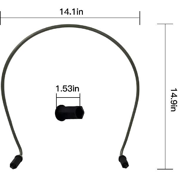 W10518394 Нагревательный элемент посудомоечной машины Подходит для Amana ADB1100AWW4, ADB1100AWW5, ADB1300AFB0, ADB1300AFB1, ADB1300AFS0, ADB1300AFS1, ADB1300AFW0,