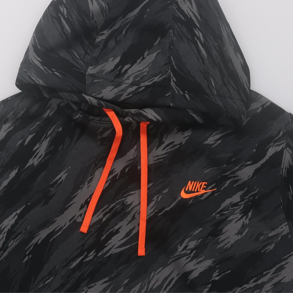 Nike Solid Logo Print Long Sleeve Sweatshirt Men Sweatshirt Black DD5126-010