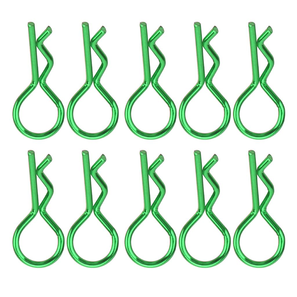 Защелка-зажим для корпуса автомобиля на радиоуправлении RShape, штифт для 15 16 18 110 RC Автомобиля(зеленый )