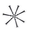 50Pcs Black Plastic Garden Stakes Pegs Ground Nail Fixed Pegs Anti Insect Net