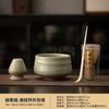 3/4pcs/set Matcha Tea Set Bamboo Whisk Scoop Ceramic Matcha Bowl Traditional Indoor Handmade Tea-making Tools Birthday Giftset