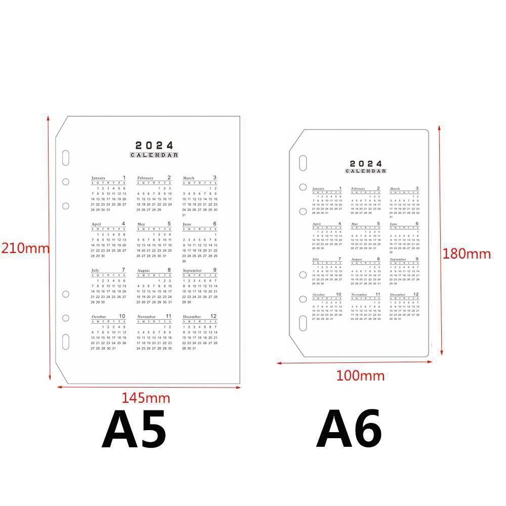 Пластиковый календарь, канцелярские принадлежности, блокнот, внутренняя бумага, блокнот, разделитель страниц, разделитель индексов, кольцо-переплет