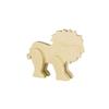Wooden Toy Lion 12 X 9 X 2 Cm