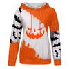 Women's Casual Fashion Halloween Print Long Sleeve Pullover Hoodies Sweatshirts