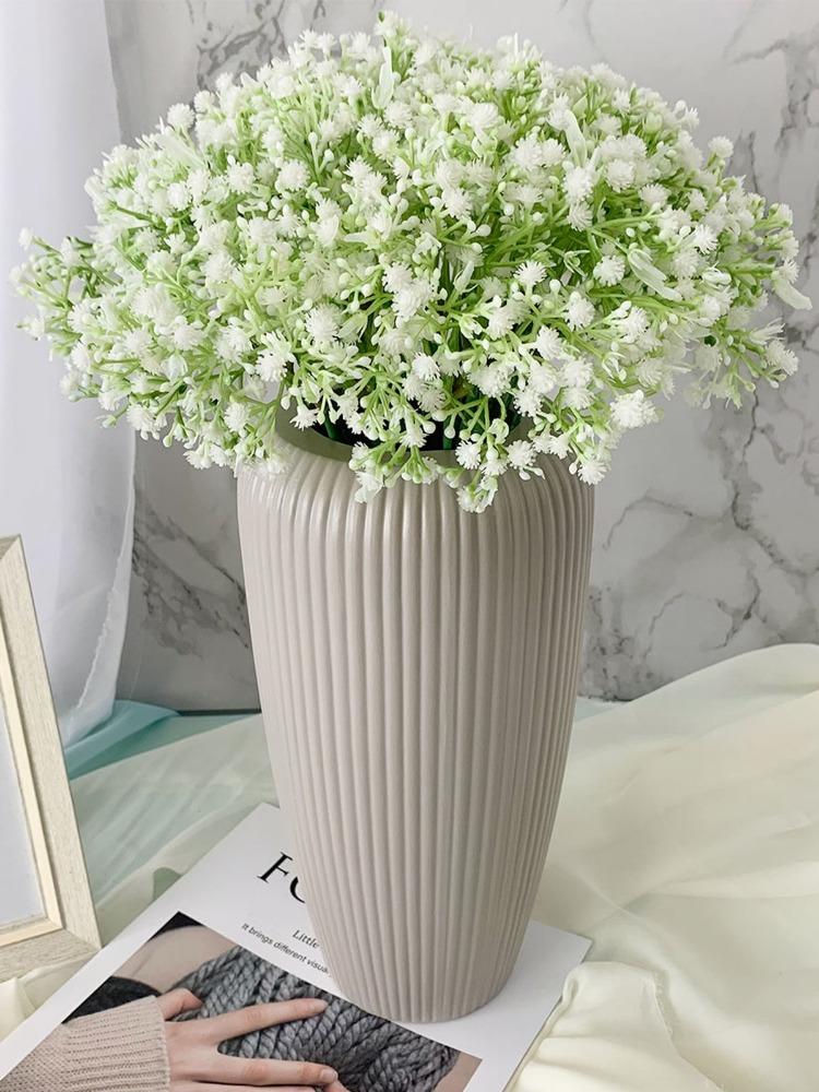 20 шт. 42 см Babys Breath Real Touch Поддельные цветы Гипсофила Цветочные оптом для дома Свадьба Гостиная Сад Декор двора Искусственные цветы