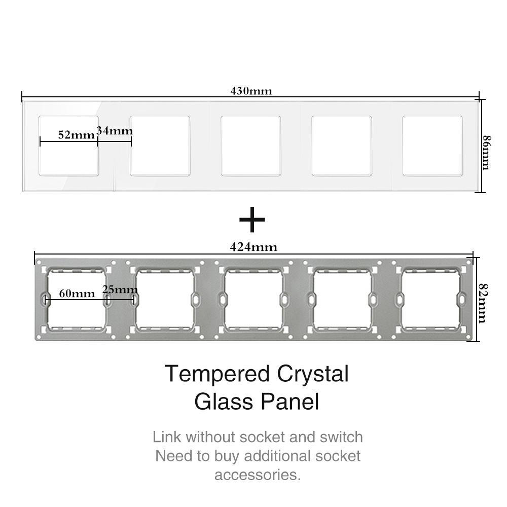Сенсорный выключатель света из закаленного стекла, белый европейский стандарт, немецко-французская настенная розетка с USB-выключателем, модуль RJ45, комбинация «сделай сам»
