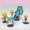 Miku Toy Hatsune Model Set Interior Decor With Sleep Position For Display Gift