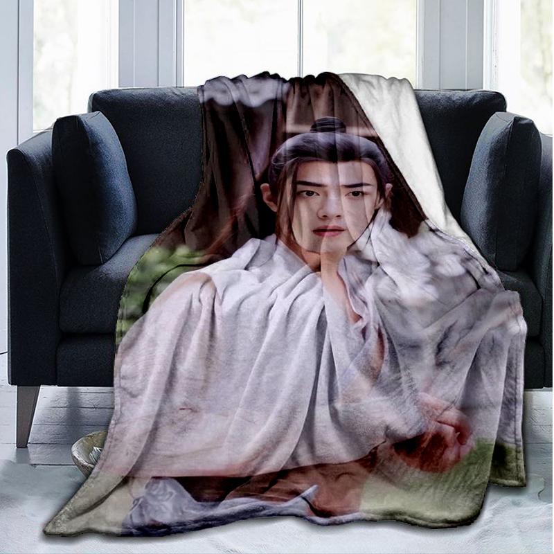 Era Heroes Print Flannel Blanket, Soft Warm Lightweight Throw Blanket for living Room,Sofa Bed Camping office