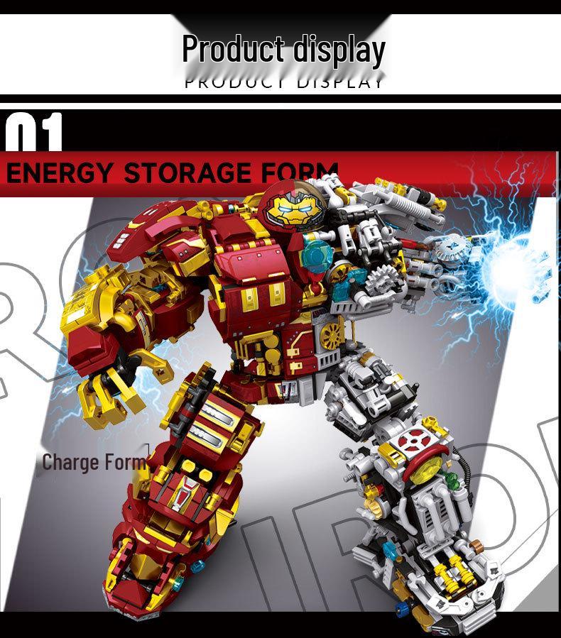 Совместимые Железные Меха Герои Строительные Блоки - Мелкие Детали Развивающие Игрушки для Детей