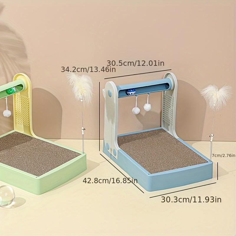 Прочная когтеточка из гофрированной бумаги с когтеточкой, игрушка для кошек для кошачьих царапин и развлечений