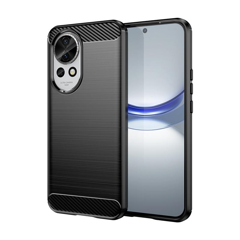 Чехол для Huawei Nova 12 Чехол для Huawei Nova 12 6,7-дюймовый противоударный силиконовый бампер из углеродного волокна для Huawei Nova 12 Pro Ultra