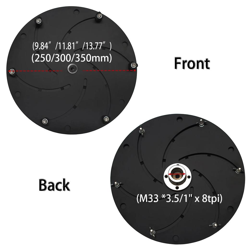 M33*3.5 300ММ Шпиндель Деревообработка Кулачковые Самоцентрирующиеся Центробежные Патроны для Токарного Станка для Точения Полых Изделий из Дерева Инструменты для Патрона Токарного Станка