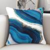45x45 см синий агат наволочка современный диван украшение для спальни многоразовый абстрактный мрамор квадратный пледы наволочка