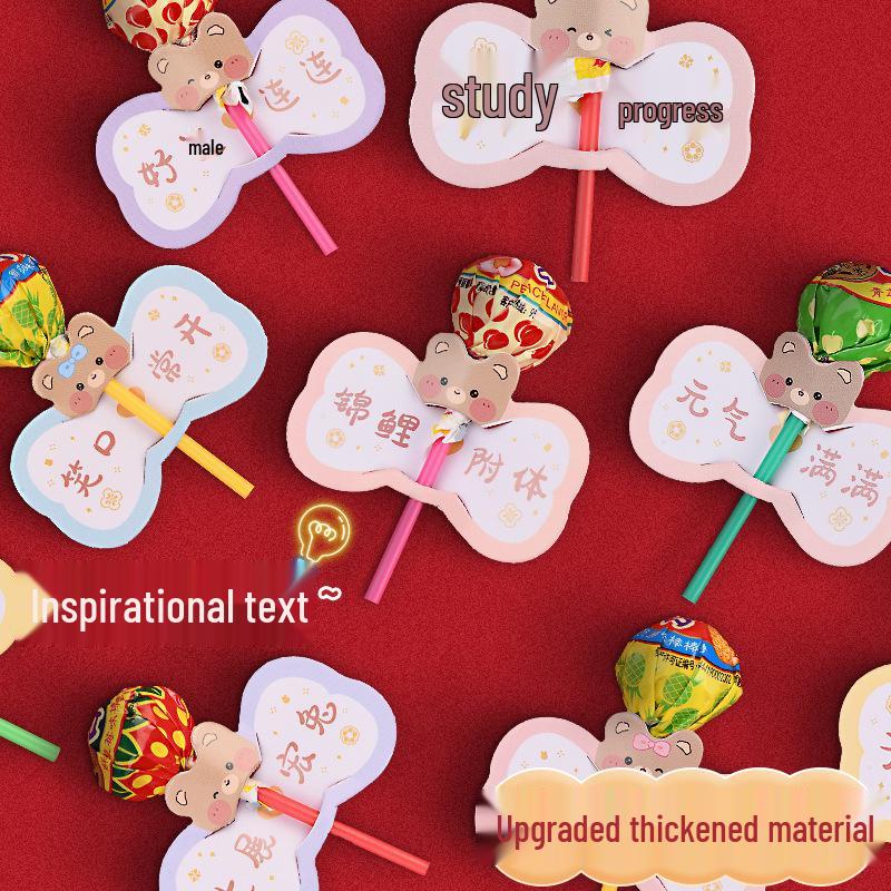 Lollipop Cartoon Cardstock for Classroom & Kindergarten Decorations