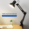 Светодиодная настольная лампа с длинной гибкой стойкой и зажимом, для защиты глаз