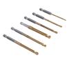 6pcs 3-8mm Sizes Serrated Drill Bits 135 Degree Split Point Ti Coated Drill Bits  For Wood