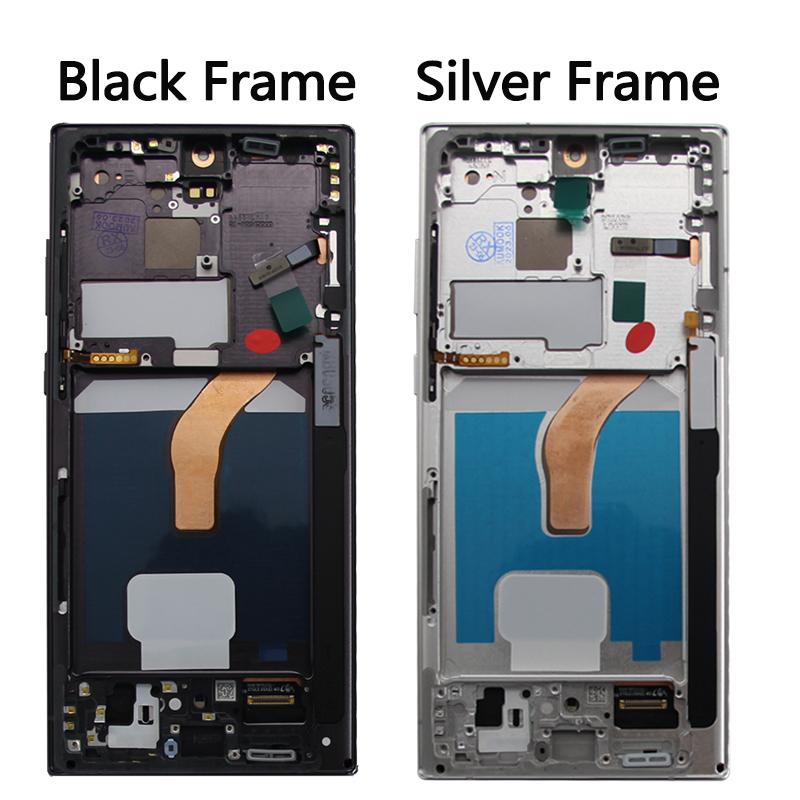 6,7-дюймовый OLED-дисплей для Samsung Galaxy S22 Ultra 5G, ЖК-дисплей, сенсорный экран, сборка дигитайзера для дисплея Samsung S22 Ultra