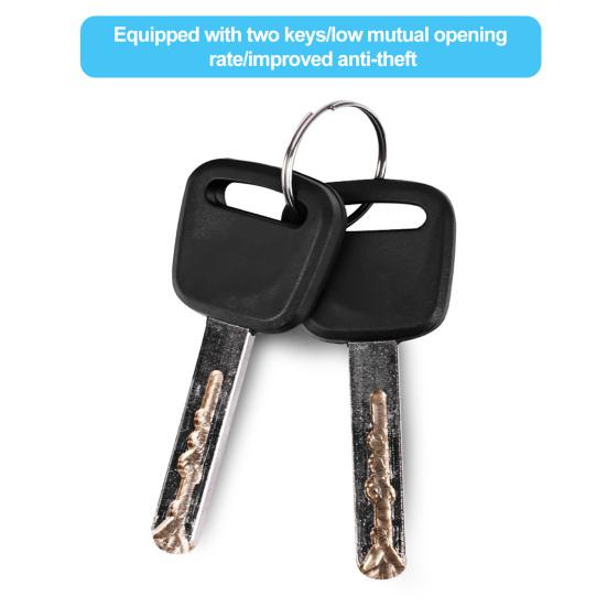 Bike Disc Brake Lock with Warning Rope High Decibels Anti-Theft Alarm Heavy Duty