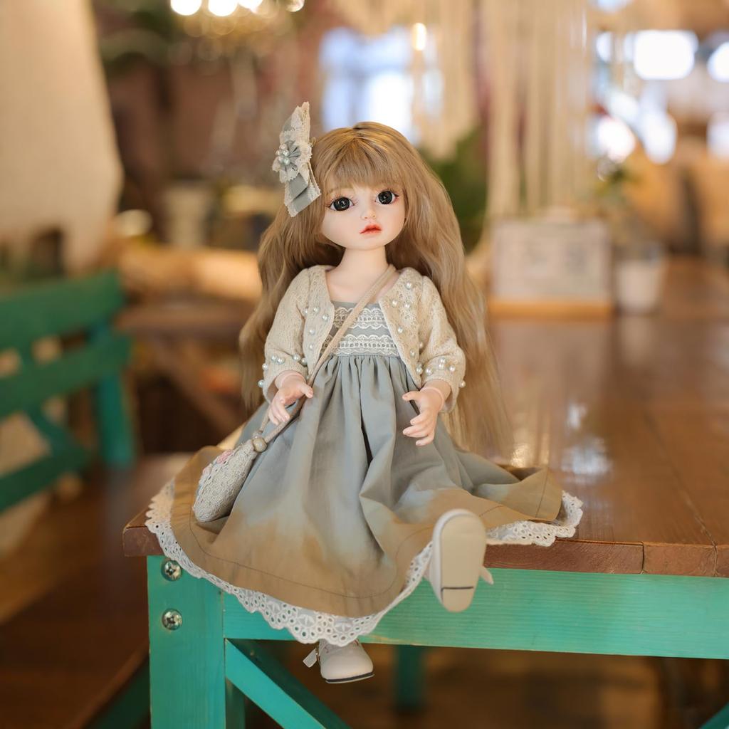 Кукла Cloveray Scale Cute Vinyl BJD с 15 шарнирами, полностью подвижная, стеклянная, ручной работы, сменная, со бесплатной подставкой. Идеально подходит для