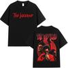 Famous Singer The Weeknd DoubleSided Print Mens TShirt Cotton Short Sleeve Loose Comfortable Fashion Women And Men TShirt