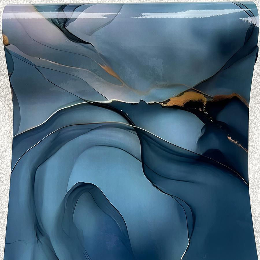 Marble Patterned Wallpaper for Kitchen Dining Room Waterproof and Oil Resistant Home Decoration Background Stickers Wallpaper