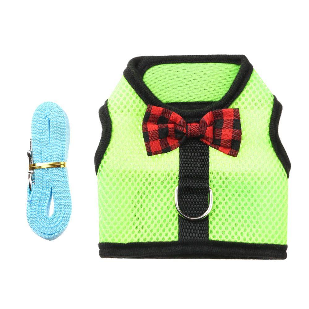 Ferret Small Animals Pet Lead Bunny Mesh Chest Hamster Vest Harness Rabbit Leash Collar
