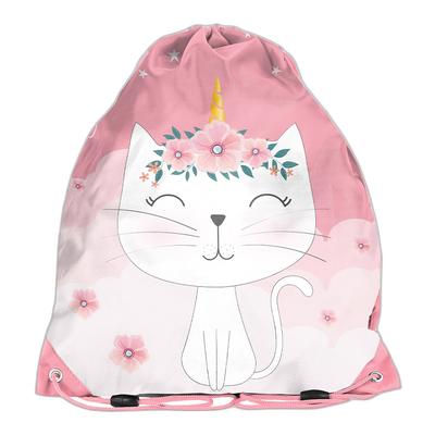 School Sports Shoe Bag For Pe With Cat For School & Kindergarten