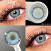 FUNSACHY 1 пара контактных линз натурального цвета для глаз, коричневые линзы для зрачков, косметические зеленые контактные линзы, линзы нового цвета