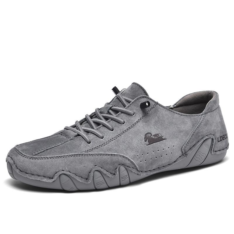 Кожаные повседневные туфли, кроссовки для мужчин, удобные летние прогулочные дизайнерские лоферы, мокасины 2024 года, новинка, роскошная спортивная обувь для мужчин