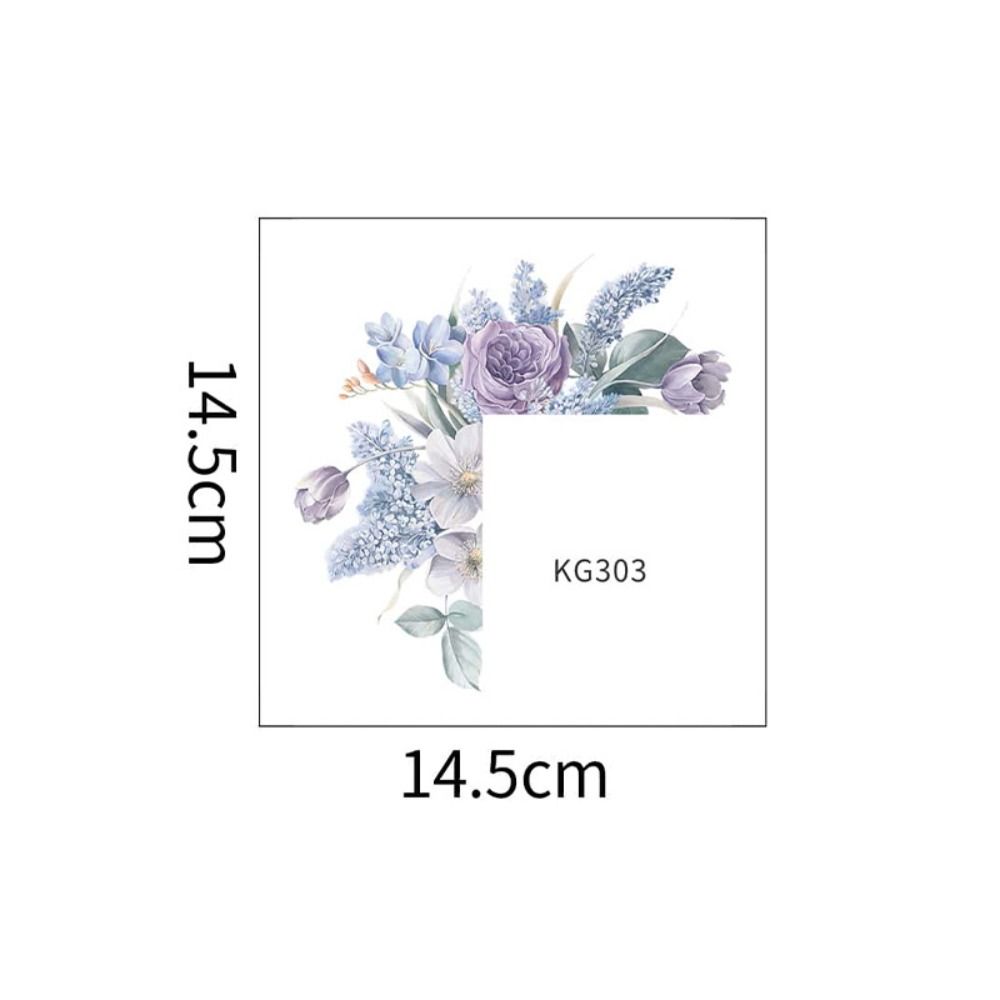 Растение Зеленые Листья Растения Наклейка Долговечная Цветок Наклейка на Выключатель Настенная Роспись Комната