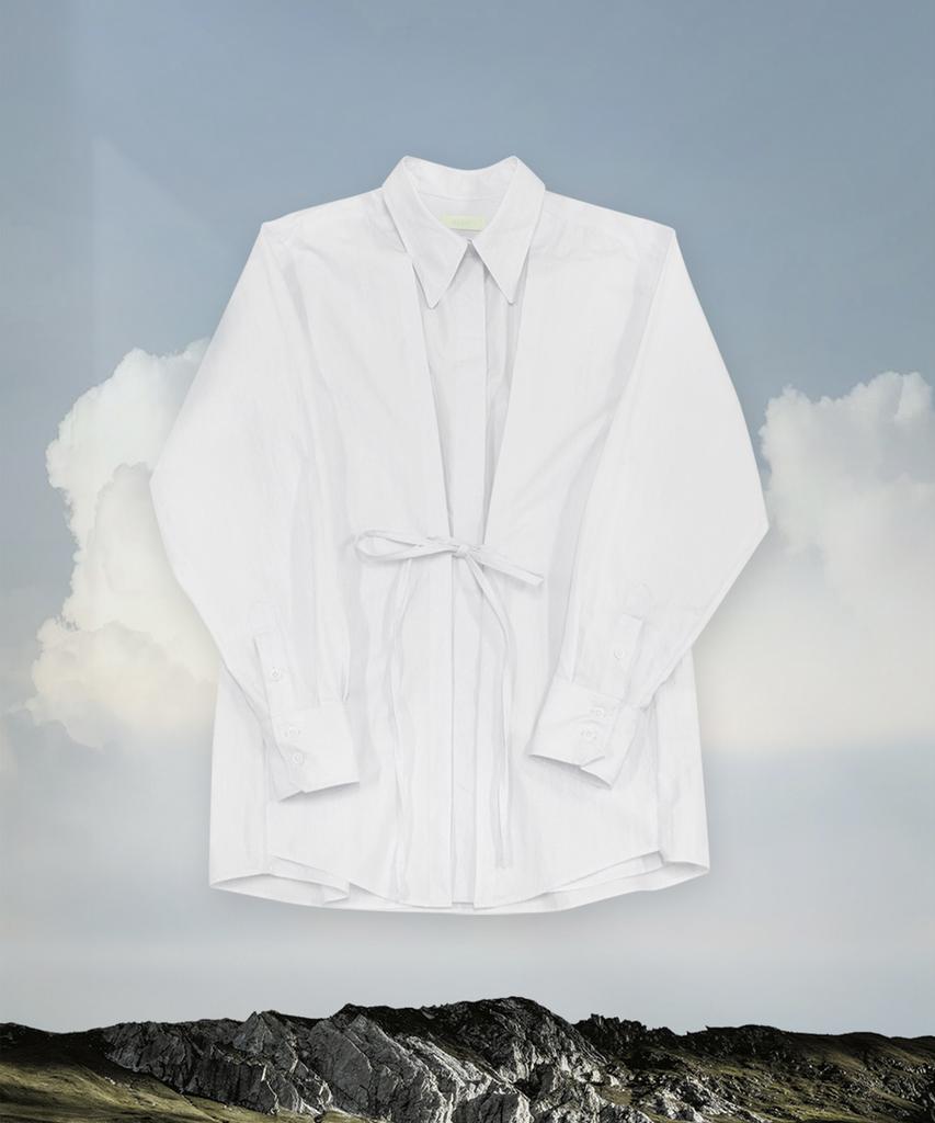 RUBATI Double Layered Shirt (White)