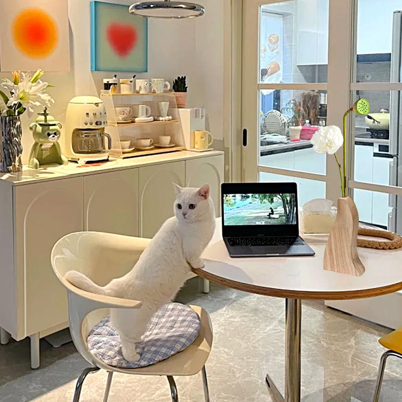 Цветочная композиция ручной работы, украшения для дома, деревянная ретро-ваза, сделай сам, флористическое искусство, домашнее творчество, гостиная, 4 стиля