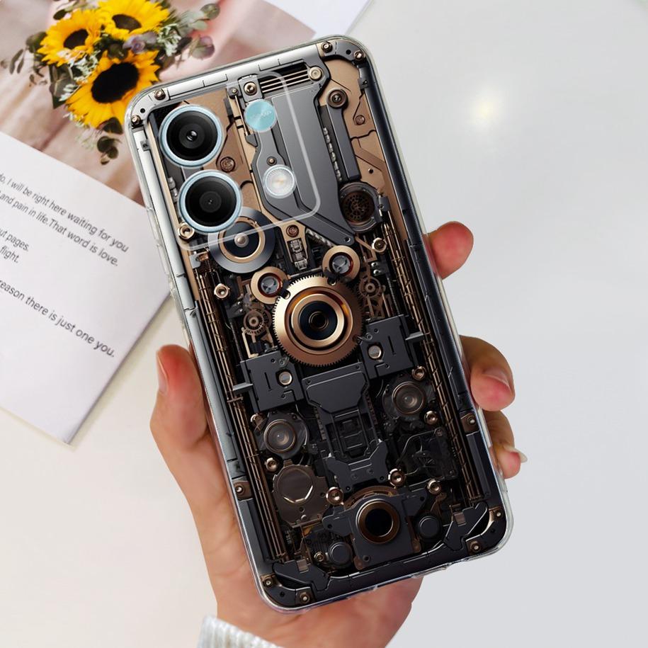 For Xiaomi Redmi Note 13 2024 Case Fashion Flower Soft Phone Case For Xiaomi Redmi Note 13 5G Soft Fundas Bumper Note13 4G Coque